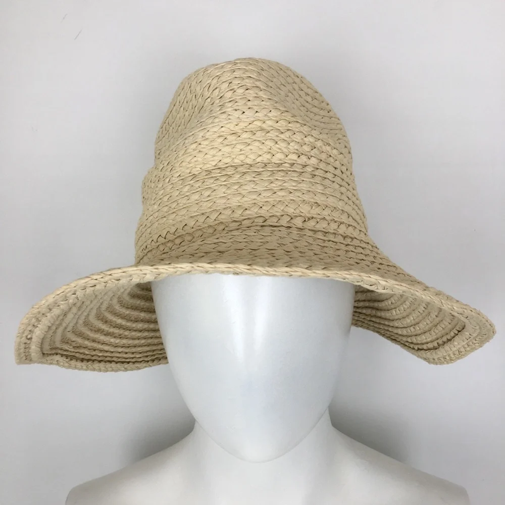 Banana Republic Woven Sun Hat NEW Size Small/Medium MSRP $70 Natural Tan NWT